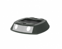 Wegmarkering met 2 leds, en solar-oplaadstation