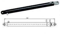 Lipcilinder dock leveller Ø22 E-Min=685, lip 500mm