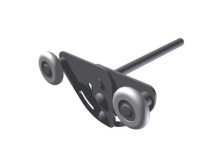 Looprol nylon tandem - as 12mm - lengte 160mm