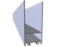 Verhoogd top-/bodemprofiel - 40mm paneel - L=6090mm