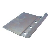 Railplaat met ronding voor 2" looprails