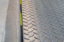 Achterafdichting dock leveller 80mm met schuimvulling, lengte 2500mm