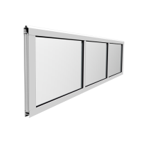 Volglaspaneel industrieel 3000x610mm/3 velden